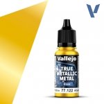 Vallejo 77122 Radiant Yellow - True Metallic Metal - Base 18ml