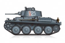 Hobby Boss 82956 German Pz.Kpfw. 38(t) Ausf.E/F 1/72