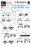 Star Decals 35-905 Peacekeepers in the Middle East 1 1/35