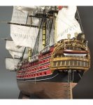 ARTESANIA LATINA 22901 Santisima Trinidad Trafalgar Ed. 1805 + figurki + miedziane poszycie 1/84