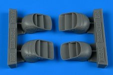 Aires 4883 Harrier AV-8A/TAV-8A/T.2/T.4/T.8 exhaust nozzles for Kinetic 1/48