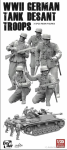 Border Model BR-005 WWII German Tank Desant Troops resin figures 5 Pcs. 1/35