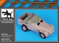 Black Dog T35134 BTR 40 rolled canvas 1/35