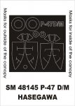Montex SM48145 P-47D/M HASEGAWA