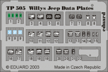 Eduard TP505 Willys Jeep 1/35