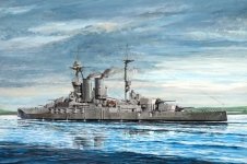 Trumpeter 05780 HMS Warspite (1915) 1:700