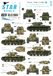 Star Decals 35-C1041 Finnish Tanks in WW2 # 5 1/35