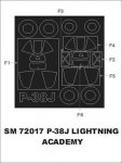Montex SM72017 P-38J ACADEMY