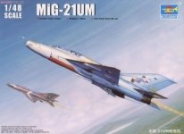 Trumpeter 02865 MiG-21UM Mongol B (1:48)