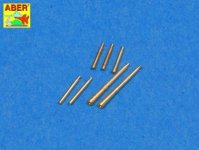 Aber 35L-099 Set of 7 barrels tips for Soviet Degtijarew DT and DP machine guns (1:35)	