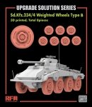 Rye Field Model 2077 Sd.Kfz.234/4 Weighted wheels Type B 1/35