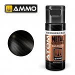 AMMO of Mig Jimenez 20168 ATOM METALLIC Black 20ml