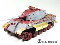 E.T. Model EA35-121 WWII German King Tiger Fender & Side Skirts For Meng Kit 1/35