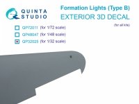 Quinta Studio QP32025 Formation Lights (Type B) (for all kits) 1/32