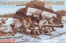 Dragon 6097 8,8cm Rakettenwerfer Pupchen w.Crew (1:35)