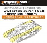 Voyager Model PE35172 WWII British Churchill Mk.III Infantry Tank Fenders for AFV CLUB 35153 1/35
