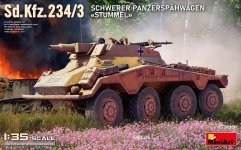 MiniArt 53001 Sd.Kfz.234/3 SCHWERER PANZERSPAHWAGEN STUMMEL 1/35