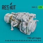 RESKIT RSU35-0010 T700 Left Engine  (SH-60B, SH-60F, HH-60H, MH-60R, MH-60S, MH-60L, UH-60A, HH-60) 1/35