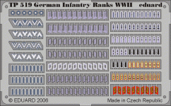 Eduard TP519 German Infantry Ranks WWII 1/35