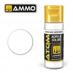 AMMO of Mig Jimenez 20001 ATOM COLOR White Satin 20ml
