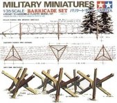Tamiya 35027 Barricade Set (1:35)