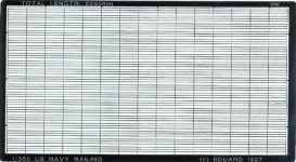 Eduard 99001 US Navy Railing 1/350 