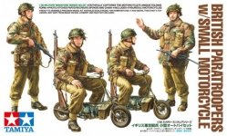 Tamiya 35337 British Paratroopers w/Small Motorcycle (1:35)