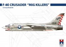 Hobby 2000 72073 F-8E Crusader MiG Killers ( ACADEMY + CARTOGRAF + MASKI ) 1/72