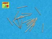 Aber 350L-17 Set of 20 pcs 20 mm L/65 barrels MG C/30 for German ships (1:350)