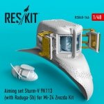 RESKIT RSU48-0146 Aiming set Sturm-V 9K113 (with Raduga-Sh) for Mi-24 Zvezda kit 1/48