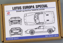 Hobby Design HD02-0411 Photoetch Detail-Up Set for Lotus Europa Special Tamiya 1/24
