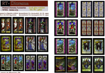 RT-Diorama 35857 Printed Accessories: Lead-glass windows 1/35