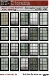 RT-Diorama 35750 Printed Accessories: Factory glass windows smal 1/35