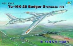 Trumpeter 01612 Tu-16K-26 G/Chinese H-6 (1:72)