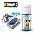 Ammo of Mig 0803 ACRYLIC FILTER Dark Blue 15 ml