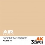 AK Interactive AK11870 RADOME TAN FS 33613 – AIR 17 ml