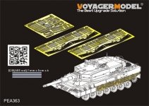 Voyager Model PEA363 Modern German Leopard 2A4 Schurzen (For MENG TS-016) 1/35