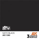 AK Interactive AK11360 NATO Black 17ml