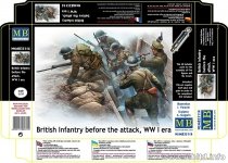 Master Box 35114 British Infantry before the attack WWI