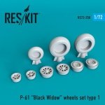 RESKIT RS72-0258 P-61 Black Widow wheels set 1/72
