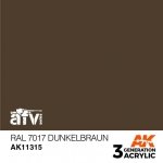 AK Interactive AK11315 RAL 7017 Dunkelbraun 17ml