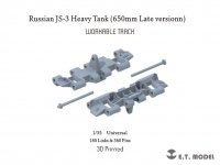 E.T. Model P35-051 Russian JS-3 Heavy Tank 650mm Late version Workable Track ( 3D Printed ) 1/35
