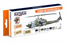 Hataka HTK-CS14 ORANGE LINE – US Marine Corps Helicopters Paint Set (8x17ml)