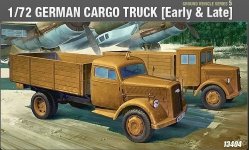 Academy 13404 GERMAN CARGO TRUCK [Early & Late] (1:72)