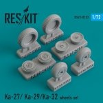 RESKIT RS72-0157 KA-27/KA-29/KA-32 WHEELS SET 1/72