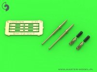 Master GM-72-007 20mm Oerlikon gun barrels (2pcs) - used on Crusader AA 1/72