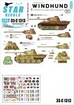 Star Decals 35-C1313 Windhund # 2 1/35