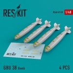 RESKIT RS48-0120 GBU 38 Bomb (4 pcs) 1/48