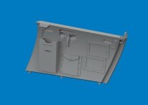 Eduard 632209 Hurricane Mk.II cockpit door PRINT for REVELL 1/32