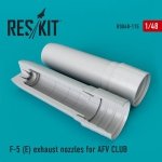 RESKIT RSU48-0115 F-5E exhaust nozzles for AFV CLUB 1/48